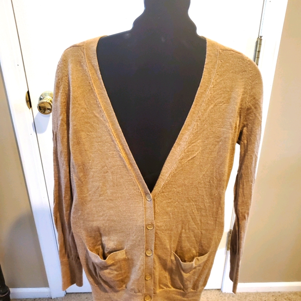 *HUGE SALE* Taupe J Crew long cardigan